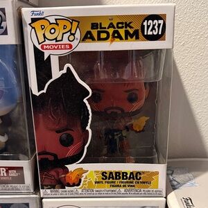 Funko Pop! 1237 Movies Black Adam Sabbac Figure - Red & Black
